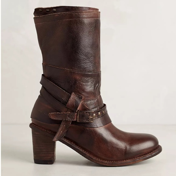 Bed Stu Maya Heeled Leather Ankle Boot | 9 - Picture 1 of 12